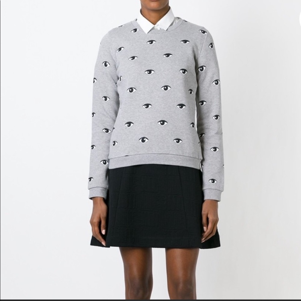 Kenzo gray eye sweatshirt